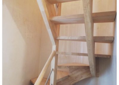 Escaliers originaux réalisation DY Menuiserie Morlaix Finistère