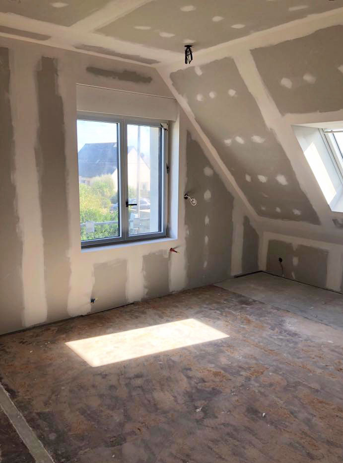 Rénovation d'une maison par DY Menuiserie Morlaix Finistère