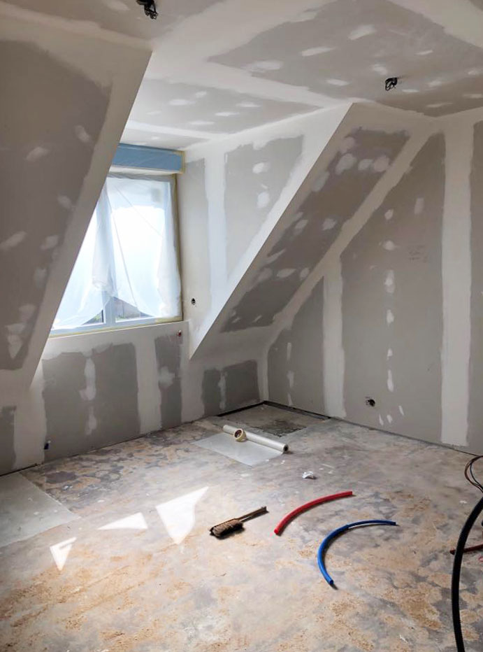 Rénovation d'une maison par DY Menuiserie Morlaix Finistère