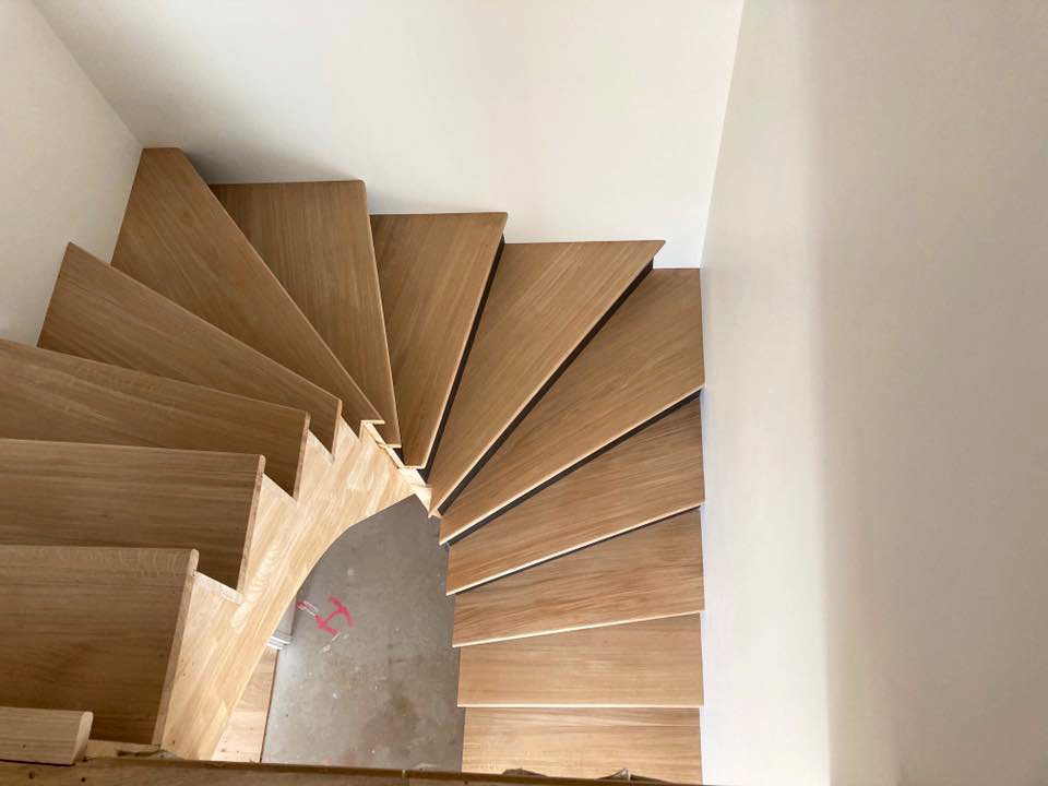 Fabrication et pose d'un escalier Morlaix