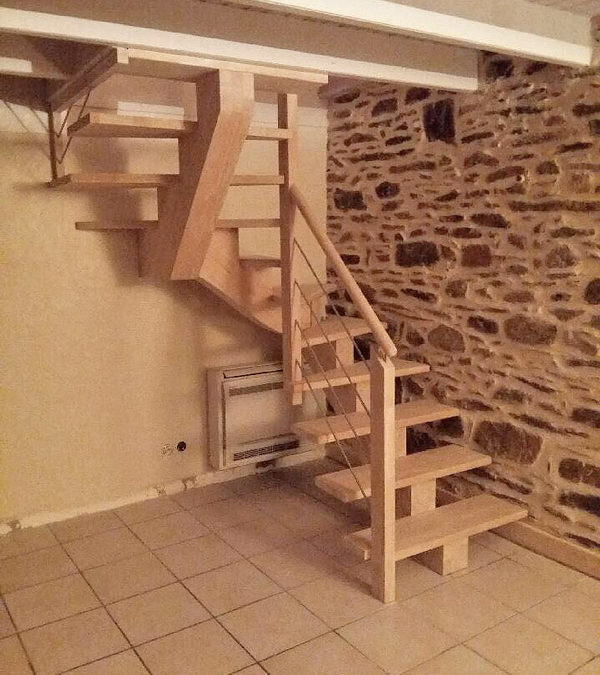 Fabrication et pose de différents modèles d’escaliers